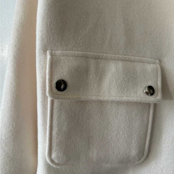 JOIE Jacket, S, cream, Zip Front w/ Stand up Collar, Long Sleeves (24”) NWOT - Picture 9 of 10